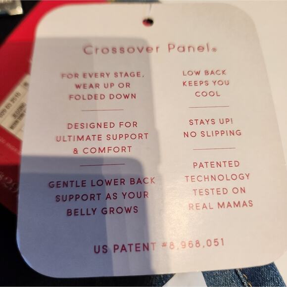 New Ingrid Maternity Over the Belly Jeans Stretch Jeggings NWT Size 2/ 26R - Picture 9 of 10